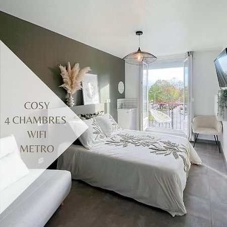 Auteuil • 4 Chambres • Wifi • Metro A 400M Rennes Bagian luar foto