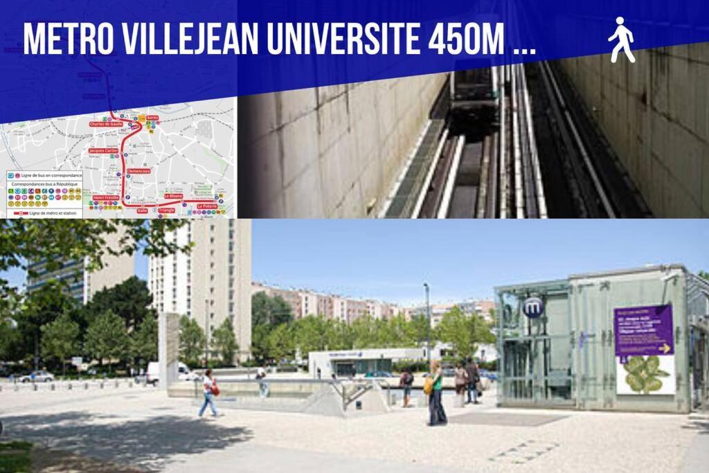 Auteuil • 4 Chambres • Wifi • Metro A 400M Rennes Bagian luar foto