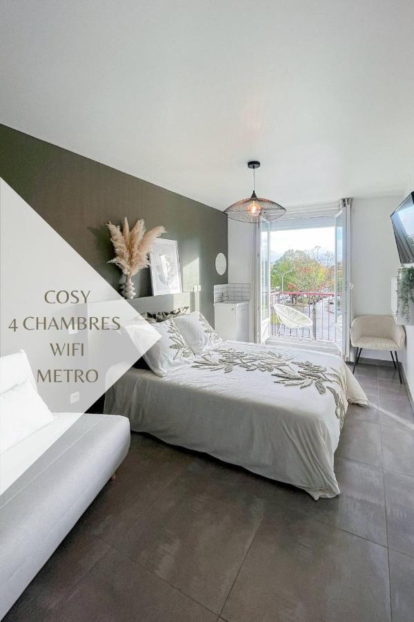 Auteuil • 4 Chambres • Wifi • Metro A 400M Rennes Bagian luar foto
